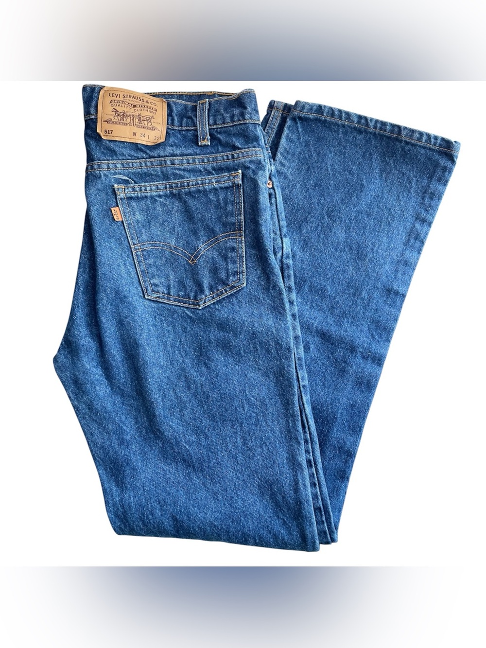 Vintage Levi’s 517 Orange Tab Jeans